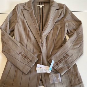 MOVING SALE Treasure & Bond Brown Striped Blazer Button Jacket